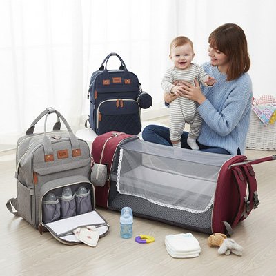 Sac a langer maman avec bebe