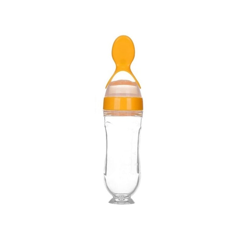 Biberon avec cuillère pour nouveau-né | EasyBottle™ - Doux bébé