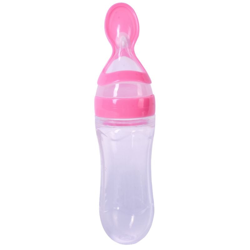 Biberon avec cuillère pour nouveau-né | EasyBottle™ - Doux bébé