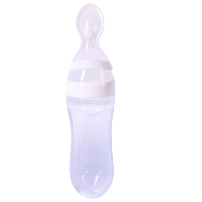 Biberon avec cuillère pour nouveau-né | EasyBottle™ - Doux bébé