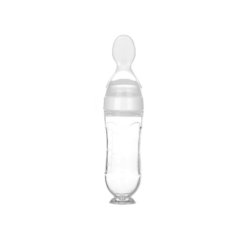 Biberon avec cuillère pour nouveau-né | EasyBottle™ - Doux bébé